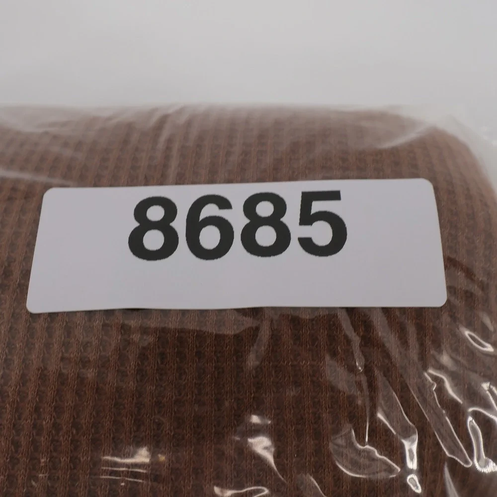 NEW Coleman Bonded Waffle Sherpa Lined Henley Brown Long Sleeve Mens Medium